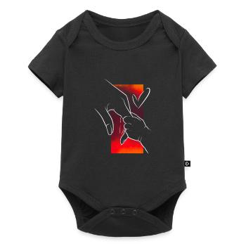 L'amour d'une mère, cadeau pour la meilleure maman - Body à manches courtes Premium Bébé - noir - Devant