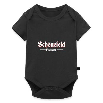 Schönefeld - Baby Premium Kurzarmbody - Schwarz - Vorne