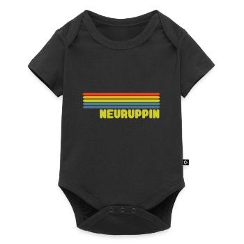Neuruppin - Baby Premium Kurzarmbody - Schwarz - Vorne