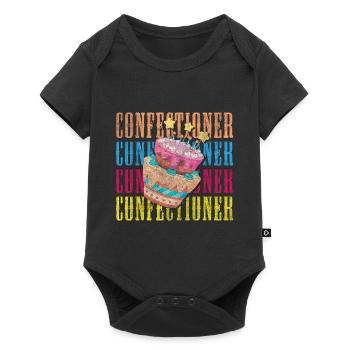 Cake Taste Master Pastry Chef - Baby Premium short-sleeve bodysuit - black - Front