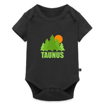 Taunus 08 - Baby Premium Kurzarmbody - Schwarz - Vorne