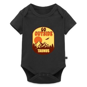 Taunus go outside - Baby Premium Kurzarmbody - Schwarz - Vorne