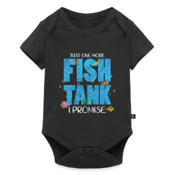Fish aquarists under water - Baby Premium short-sleeve bodysuit - black - Front