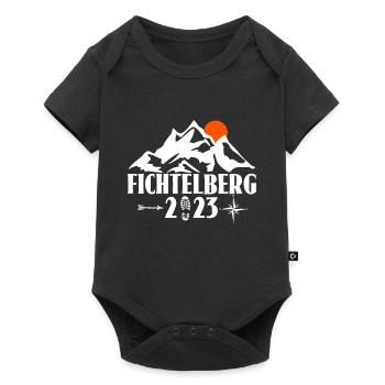 Fichtelberg 2023 - Baby Premium Kurzarmbody - Schwarz - Vorne