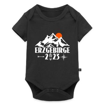 Erzgebirge 2023 - Baby Premium Kurzarmbody - Schwarz - Vorne