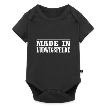 Ludwigsfelde - Baby Premium Kurzarmbody - Schwarz - Vorne
