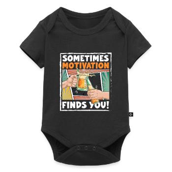Comic Speech Bubble Colorful - Baby Premium short-sleeve bodysuit - black - Front