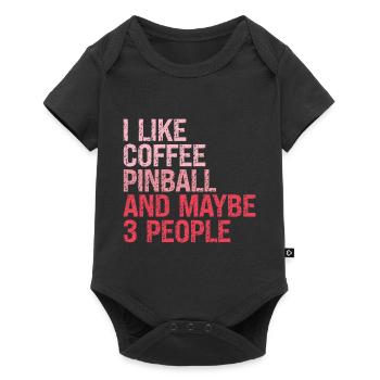 Pinball Pinball Girl Girl Sayings Funny Pink - Baby Premium short-sleeve bodysuit - black - Front