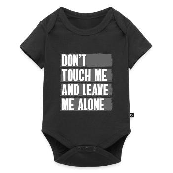 Just look at my provocation trouble - Baby Premium short-sleeve bodysuit - black - Front