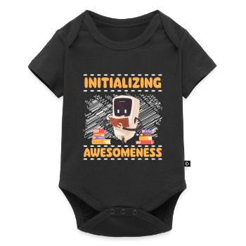 Machine Mechanics Combat Robot - Baby Premium short-sleeve bodysuit - black - Front