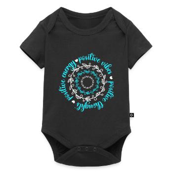 Motivation Love Yoga Exercise Self-confidence - Baby Premium short-sleeve bodysuit - black - Front