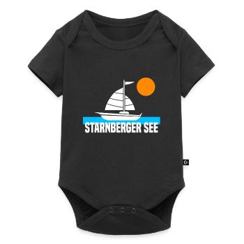 Starnberger See - Baby Premium Kurzarmbody - Schwarz - Vorne