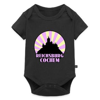 Reichsburg Cochem - Baby Premium Kurzarmbody - Schwarz - Vorne