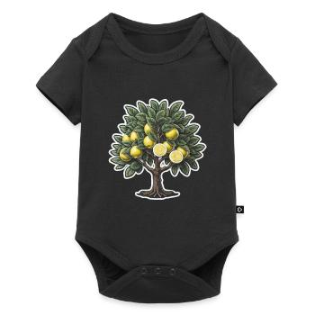 Lemon tree - Baby Premium short-sleeve bodysuit - black - Front