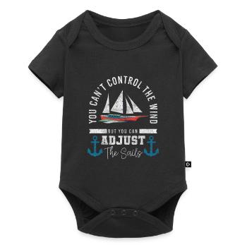Sailing Ocean - Baby Premium short-sleeve bodysuit - black - Front