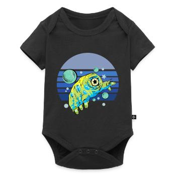 Tardigrade Blue Retro - Baby Premium short-sleeve bodysuit - black - Front