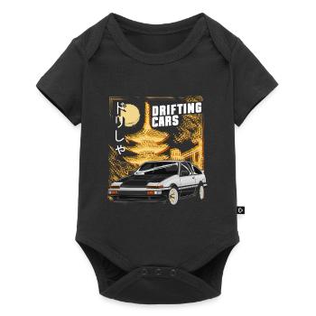 Moteur de combustion de voiture à la dérive - Body à manches courtes Premium Bébé - noir - Devant
