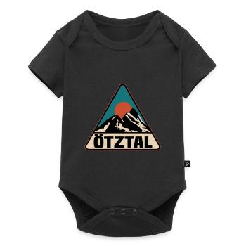 Ötztal - Baby Premium Kurzarmbody - Schwarz - Vorne