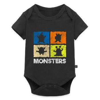 Déguisement d’Halloween Creature Kids - Body à manches courtes Premium Bébé - noir - Devant