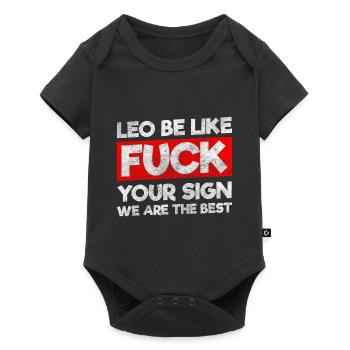 Horoscope Strength Birthday Constellation - Baby Premium short-sleeve bodysuit - black - Front