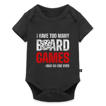 Jeux Hobby Dice Players - Body à manches courtes Premium Bébé - noir - Devant