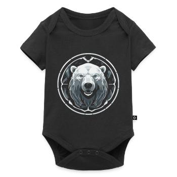 Polar bear - Baby Premium short-sleeve bodysuit - black - Front