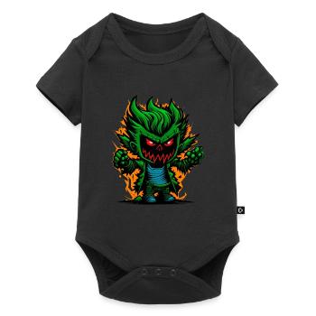 Graffiti Halloween Zombie Kid - Body à manches courtes Premium Bébé - noir - Devant