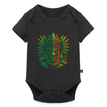 Tiki Mask Hawaii | Aloha Vibes - Body à manches courtes Premium Bébé - noir - Devant