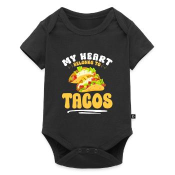 Camion-restaurant Taco Essen - Body à manches courtes Premium Bébé - noir - Devant