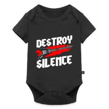 Musique Guitare Death Metal - Body à manches courtes Premium Bébé - noir - Devant