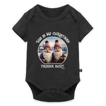 Pyjama de Noël Nains Gnome - Body à manches courtes Premium Bébé - noir - Devant