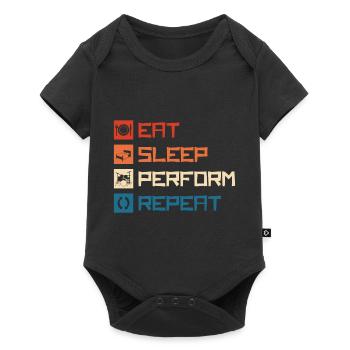 Music Art Lifestyle Entertainer - Baby Premium short-sleeve bodysuit - black - Front