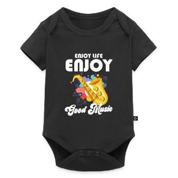 Music Instrument Town Musician - Baby Premium short-sleeve bodysuit - black - Front