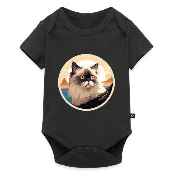 Himalayan cat - Baby Premium short-sleeve bodysuit - black - Front