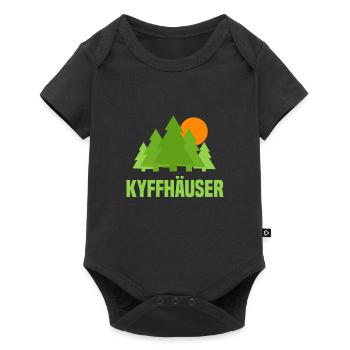 Kyffhäuser - Baby Premium Kurzarmbody - Schwarz - Vorne