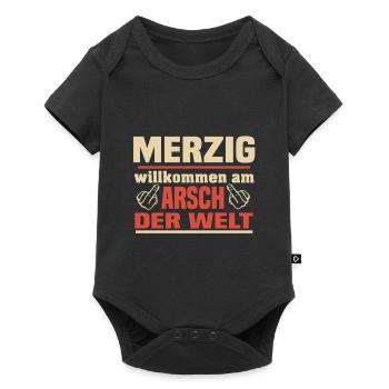 merzig saar - Baby Premium Kurzarmbody - Schwarz - Vorne