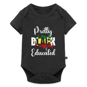 Wilderness Elephant Adventure Serengeti - Baby Premium short-sleeve bodysuit - black - Front