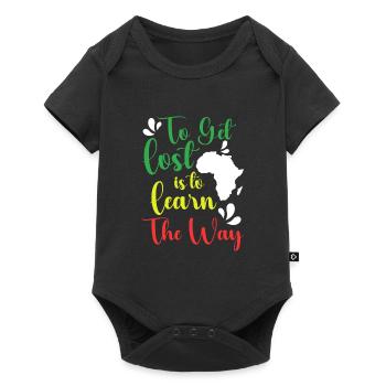Safari Elephant Holiday - Baby Premium short-sleeve bodysuit - black - Front