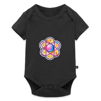 Atom Physics Nerd Atomic Model - Baby Premium short-sleeve bodysuit - black - Front