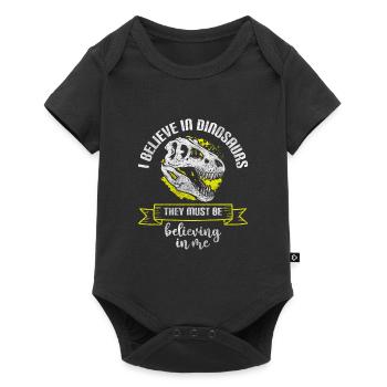 Dinosaurs Fossil Triceratops Cretaceous - Baby Premium short-sleeve bodysuit - black - Front