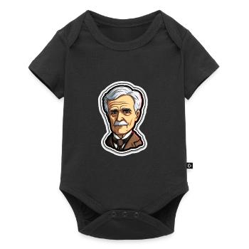 Eddison Light Bulb Physics Electrical Engineering - Baby Premium short-sleeve bodysuit - black - Front