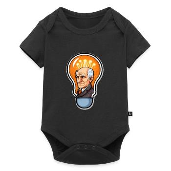 Eddison Light Bulb Physics Electrical Engineering - Baby Premium short-sleeve bodysuit - black - Front