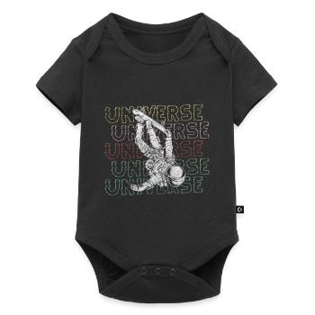 L’astronaute Stars Cosmos - Body à manches courtes Premium Bébé - noir - Devant