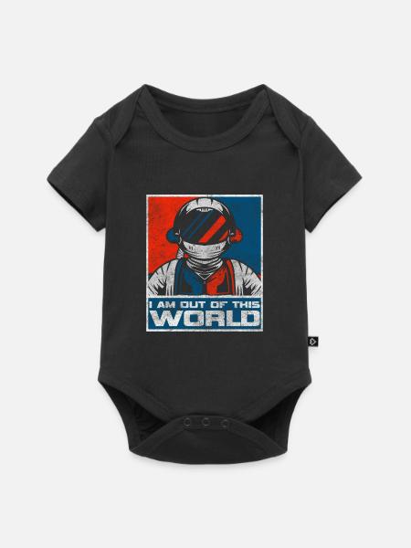 Universum Stern Kosmos - Baby Premium Kurzarmbody - Schwarz