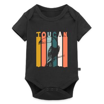 Toucan Jungle Nature Amérique du Sud - Body à manches courtes Premium Bébé - noir - Devant