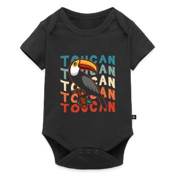 Toucan Holiday Tropical Exotic - Baby Premium short-sleeve bodysuit - black - Front