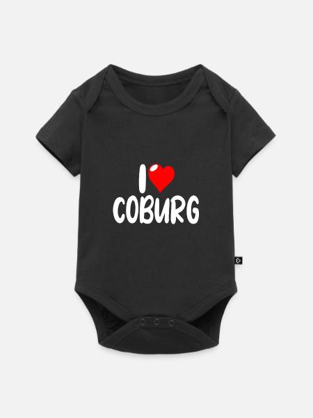 Coburg - Baby Premium Kurzarmbody - Schwarz
