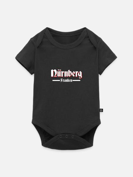 Nürnberg - Baby Premium Kurzarmbody - Schwarz