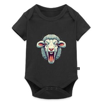 Sheep Creepy Halloween - Baby Premium short-sleeve bodysuit - black - Front