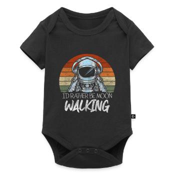 Space Planet Weightless Galaxy - Baby Premium short-sleeve bodysuit - black - Front